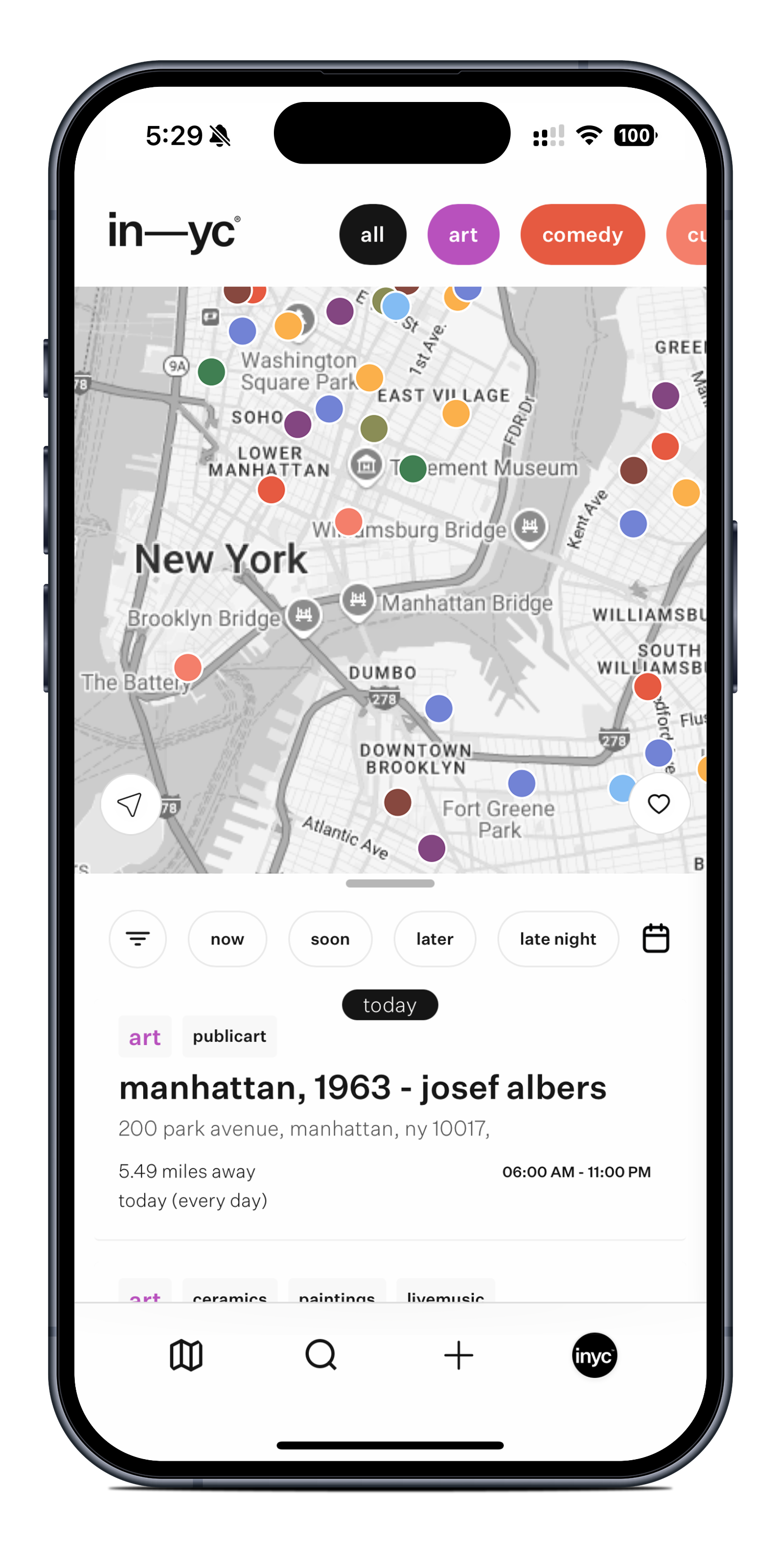 Map view